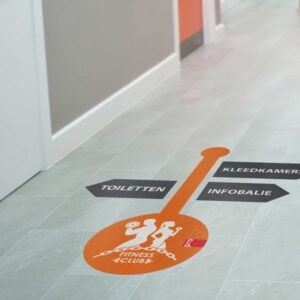 Floor sticker