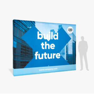 Straight pop-up wall