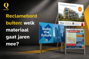reclamebord buiten